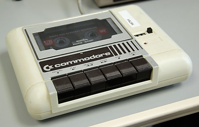 Photo of the Commodore C2N cassette drive