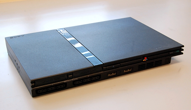 Photo of the slimline PlayStation 2