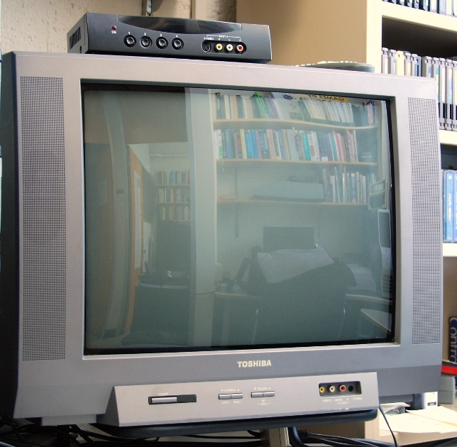 Photo of the Toshiba color TV