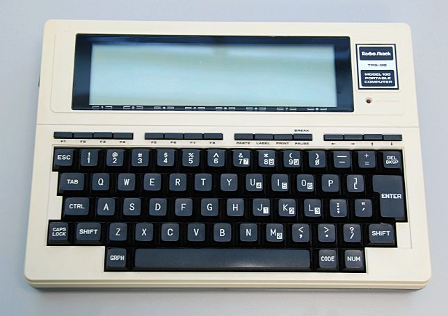 Photo of the TRS-80 Model 100